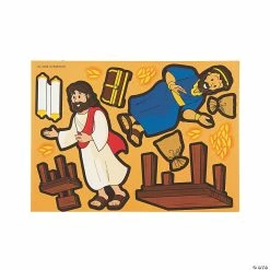 Coupon 🧨 Jesus Calls Matthew Mini Sticker Scenes - 24 Pc. ⌛ -Spooky Supplies Shop jesus calls matthew mini sticker scenes 24 pc 13943187 a02