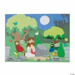 Coupon 💯 Jesus in the Garden Mini Sticker Scenes - 12 Pc. 🔥