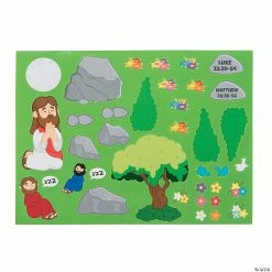Coupon 💯 Jesus in the Garden Mini Sticker Scenes - 12 Pc. 🔥 -Spooky Supplies Shop jesus in the garden mini sticker scenes 12 pc 13798120 a02