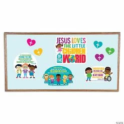 Best reviews of ✔️ Jesus Loves All the Children Bulletin Board Set - 10 Pc. ✨