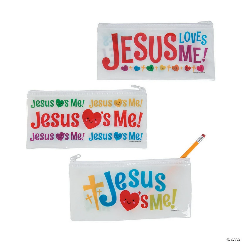 Flash Sale π Jesus Loves Me Pencil Cases - 12 Pc. π 3 Flash Sale π Jesus Loves Me Pencil Cases - 12 Pc. π