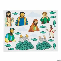 Buy 🎉 Jesus Visits His Disciples Sticker Scenes - 12 Pc. ❤️ -Spooky Supplies Shop jesus visits his disciples sticker scenes 12 pc 13944067 a02