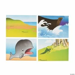 Hot Sale 😀 Jonah & the Whale Sticker Scenes - 24 Pc. ⭐ -Spooky Supplies Shop jonah and the whale sticker scenes 24 pc 13626637 a02