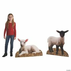 Brand new ❤️ Lamb Cardboard Stand-Ups - 2 Pc. 👏