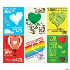 Deals 🔥 Love of Jesus Poster Set - 6 Pc. ✨