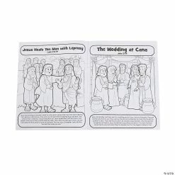 Cheapest 🤩 Miracles of Jesus Coloring Books - 12 Pc. ✔️ -Spooky Supplies Shop miracles of jesus coloring books 12 pc 13776736 a02