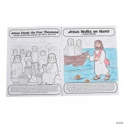 Cheapest 🤩 Miracles of Jesus Coloring Books - 12 Pc. ✔️ -Spooky Supplies Shop miracles of jesus coloring books 12 pc 13776736 a03