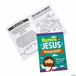 Top 10 ⭐ Names of Jesus Activity Books - 12 Pc. 👏