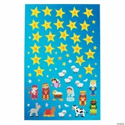 Coupon ✔️ Nativity Advent Calendar Sticker Scenes - 12 Pc. ✔️ -Spooky Supplies Shop nativity advent calendar sticker scenes 12 pc 13891877 a02