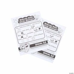 Promo π Nativity Bible Verse Decoder Activity Books - 12 Pc. π