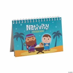Hot Sale ⌛ Nativity Scene Sticker Books - 12 Pc. 🔥