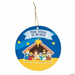 Best Pirce β Nativity Sticker Scene Ornaments - 24 Pc. π§¨