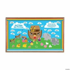 Best deal 🧨 Noah's Ark Bulletin Board Set - 91 Pc. 🥰