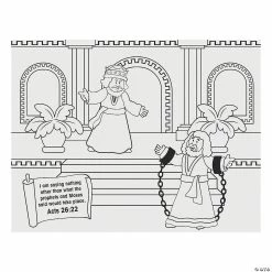 Discount 😀 Paul & King Agrippa Activity Sheets - 24 Pc. ❤️ -Spooky Supplies Shop paul and king agrippa activity sheets 24 pc 13943189 a02