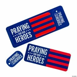 Buy ๐ฏ Praying for Our Heroes Bookmarks & Keychain Tags - 24 Pc. โจ