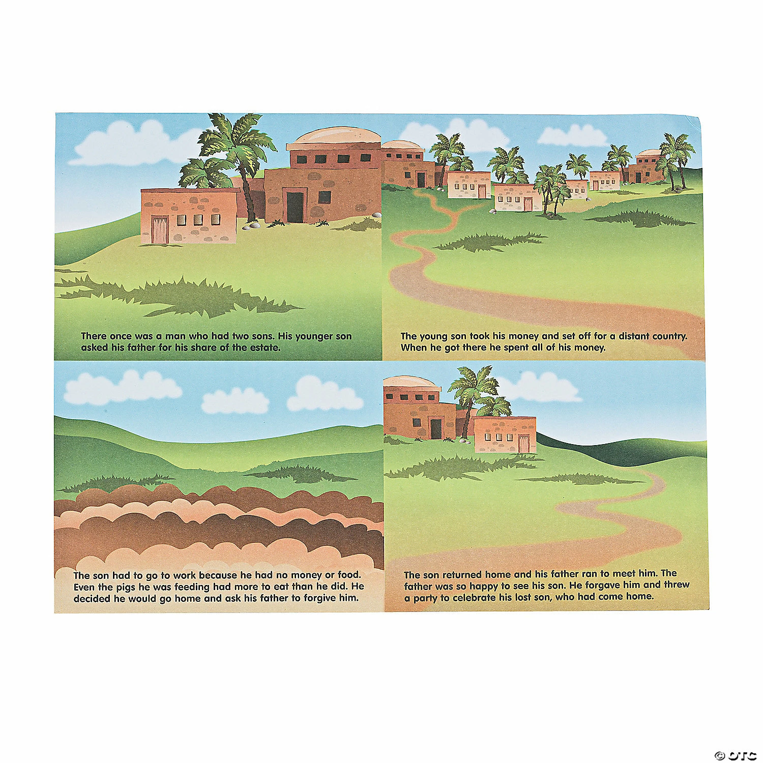 Best Sale โ Prodigal Son Sticker Scenes - 12 Pc. ๐ 4 Best Sale โ Prodigal Son Sticker Scenes - 12 Pc. ๐ - Image 2