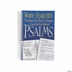 Best Sale ❤️  Psalms Word Search Puzzles & Fun Fact Challenges Spiral Book ❤️