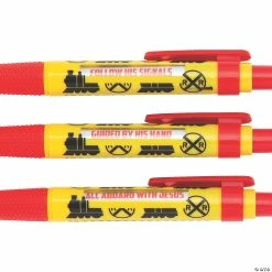 Buy ⌛ Railroad VBS Message Pens - 12 Pc. ❤️ -Spooky Supplies Shop railroad vbs message pens 12 pc 13943435 a02