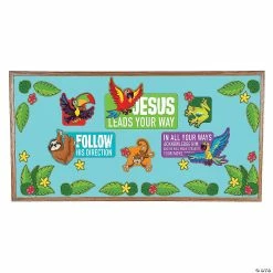 Discount ✔️ Rainforest VBS Bulletin Board Set - 29 Pc. 🤩