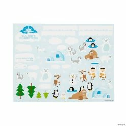Cheapest ⌛ Religious Arctic Winter Sticker Scenes - 12 Pc. 💯 -Spooky Supplies Shop religious arctic winter sticker scenes 12 pc 14092633 a02