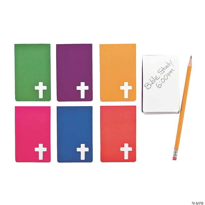 Discount ๐ Religious Cross Cutout Notepads - 24 Pc. โ 3 Discount ๐ Religious Cross Cutout Notepads - 24 Pc. โ