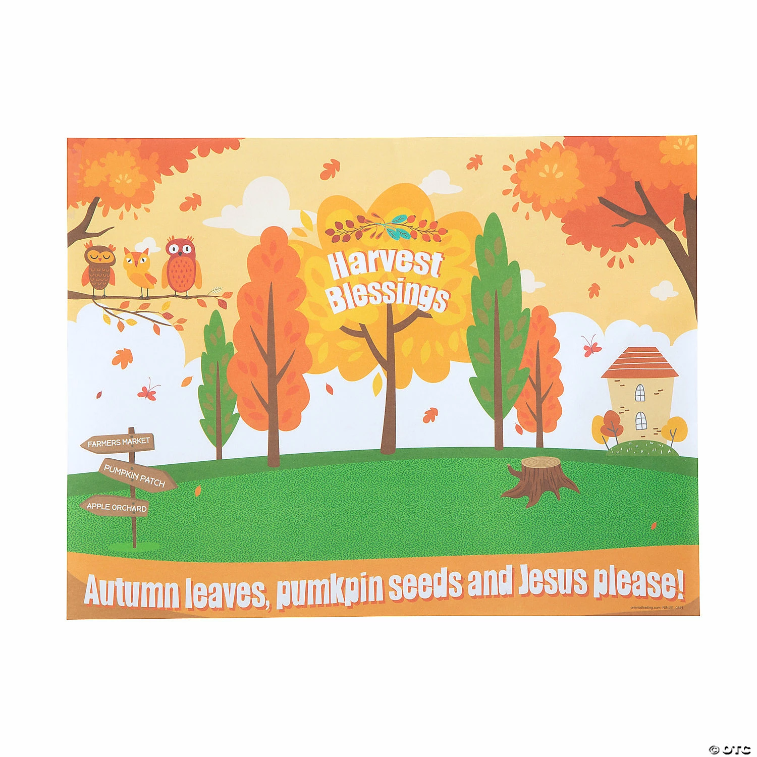 Outlet π₯ Religious Fall Sticker Scenes - 12 Pc. π₯ 4 Outlet π₯ Religious Fall Sticker Scenes - 12 Pc. π₯ - Image 2