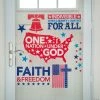 Wholesale 😀 Religious Patriotic Window Clings - 2 Pc. 😍 -Spooky Supplies Shop religious patriotic window clings 2 pc 13968970