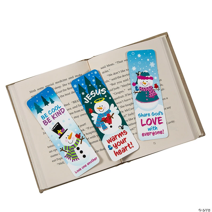 Brand new ✨ Religious Snowman Bookmarks - 24 Pc. ⌛ 3 Brand new ✨ Religious Snowman Bookmarks - 24 Pc. ⌛