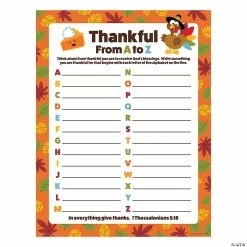 Best reviews of ⭐ Religious Thankful From A to Z Activity Sheets - 24 Pc. ✔️