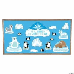 Coupon 👏 Religious Winter Animals Bulletin Board Set 💯