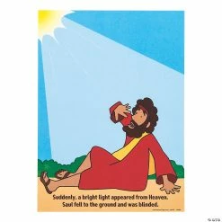 Flash Sale 🔔 Saul on the Road to Damascus Mini Sticker Scenes - 12 Pc. ❤️ -Spooky Supplies Shop saul on the road to damascus mini sticker scenes 12 pc 13943186 a01