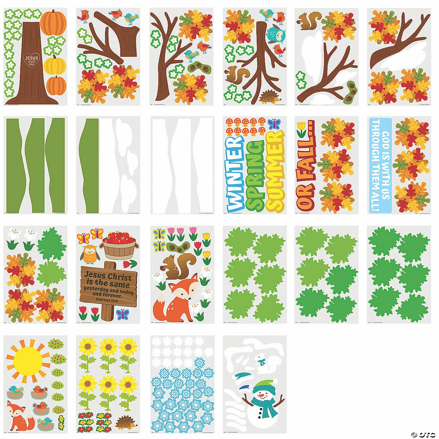 Wholesale 🎉 Seasons of Faith Bulletin Board Set - 226 Pc. ⭐ 4 Wholesale 🎉 Seasons of Faith Bulletin Board Set - 226 Pc. ⭐ - Image 2