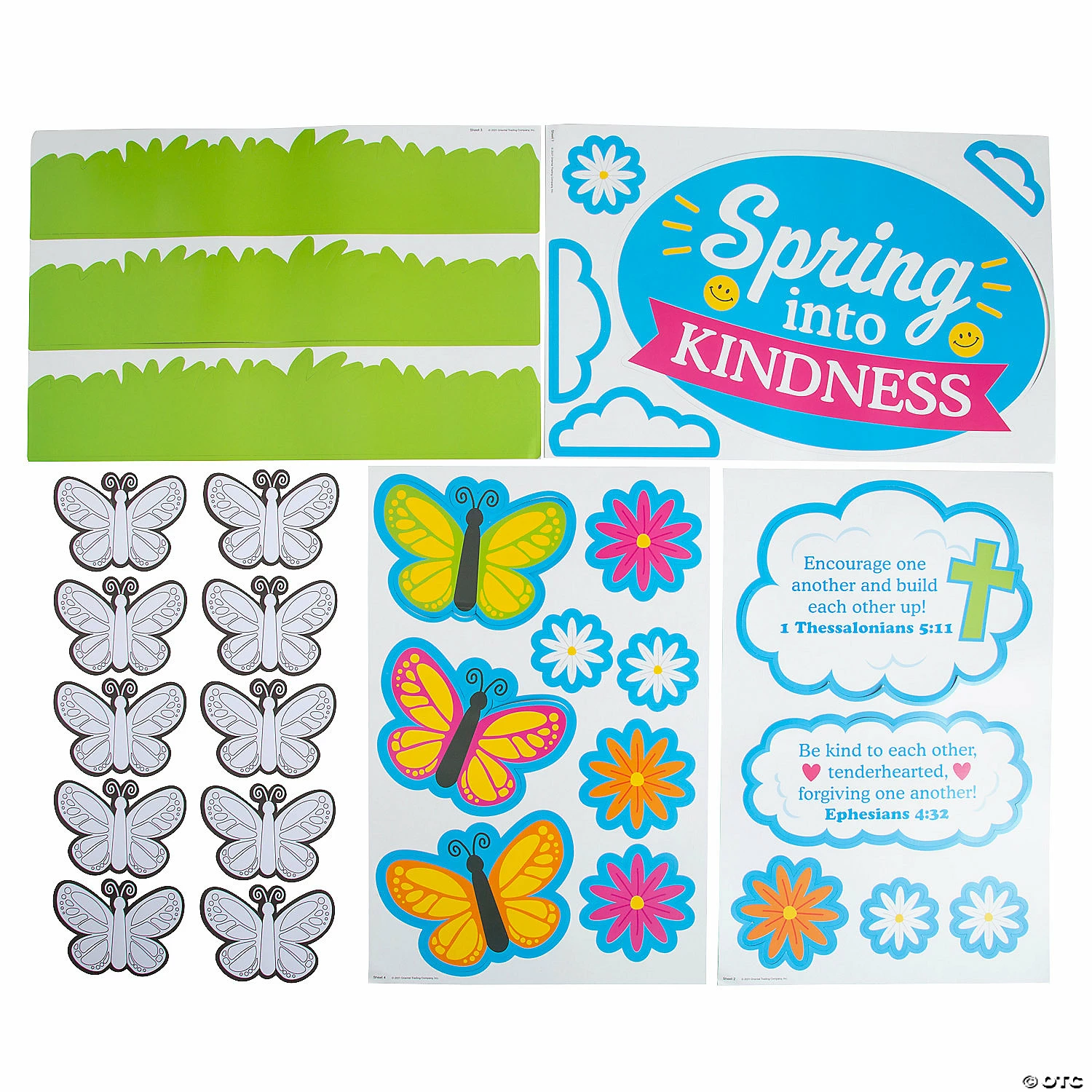 Discount ❤️ Spring into Kindness Bulletin Board Set - 45 Pc. 🛒 4 Discount ❤️ Spring into Kindness Bulletin Board Set - 45 Pc. 🛒 - Image 2