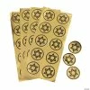 Budget ⭐ Star of David Seal Stickers - 100 Pc. 👍 -Spooky Supplies Shop star of david seal stickers 100 pc 13948969