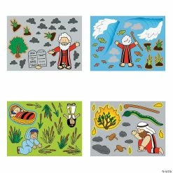 Cheapest ❤️ Stories of Moses Mini Sticker Scenes - 48 Pc. ✨ 7 Cheapest ❤️ Stories of Moses Mini Sticker Scenes - 48 Pc. ✨ -Spooky Supplies Shop stories of moses mini sticker scenes 48 pc 13707009 a02