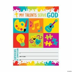 Promo 😀 Studio VBS Certificates of Completion - 25 Pc. 🥰