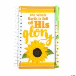 Best Pirce ✔️ Sunflower Spiral Notebooks with Pen - 12 Pc. 😍