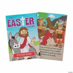 Best deal 💯 The Easter Story Sticker Books - 12 Pc. 👍