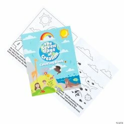 Cheapest 🔔 The Seven Days of Creation Coloring Books - 12 Pc. 😀