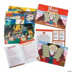 Promo ๐คฉ The Story & Life of Moses Teacher Companion - 10 Pc. ๐