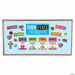 Outlet ⌛ Tie-Dye Teach Peace Classroom Decorating Kit- 3 Pc. ❤️
