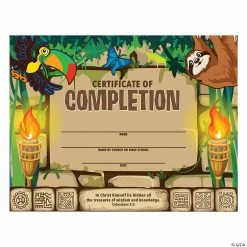 Cheap 🛒 Treasure Hunt VBS Certificates of Completion 🎁