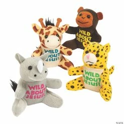 Buy ✔️ Wild About Jesus Stuffed Safari Animals - 12 Pc. ⭐