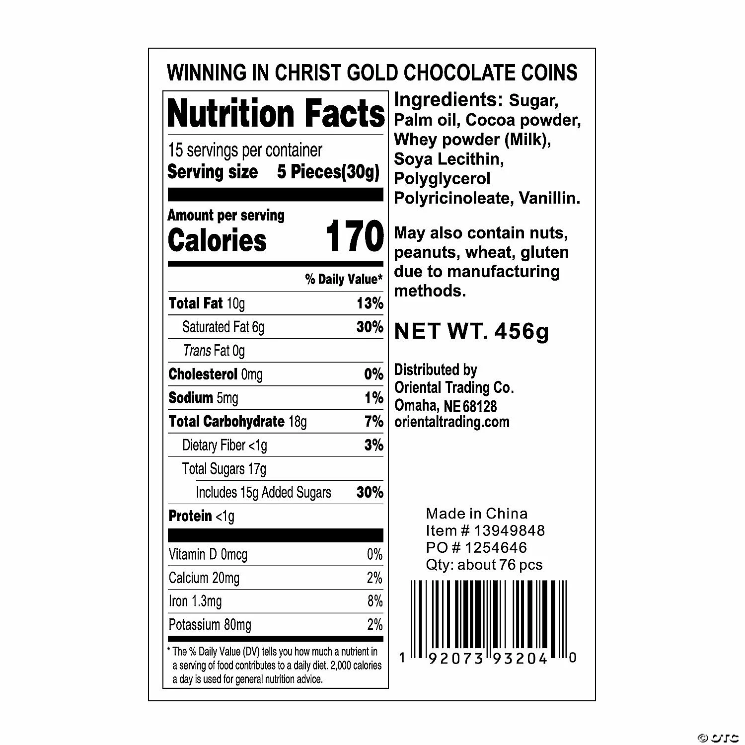 Outlet โญ Winning in Christ Gold Chocolate Coins - 76 Pc. ๐ 4 Outlet โญ Winning in Christ Gold Chocolate Coins - 76 Pc. ๐ - Image 2